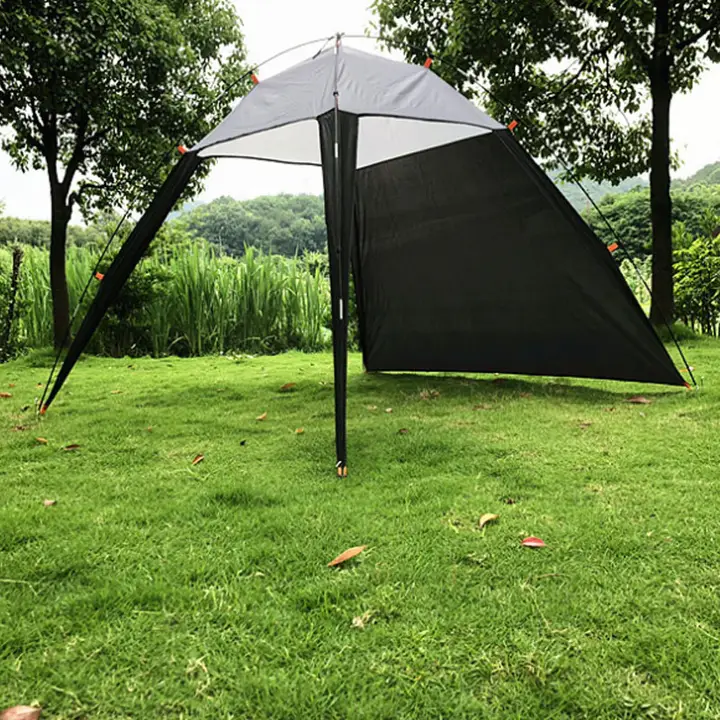 アウトドア用 トライアングルテント【ビーチ・登山・釣り用・携帯便利】