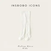 タイツ ロングソックス レギンス キッズ ガールズ 春 「INSbobo」