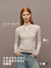 極上の柔らかさの発熱ニットセーター【女性用・抗静電気・修身デザイン・冬用】