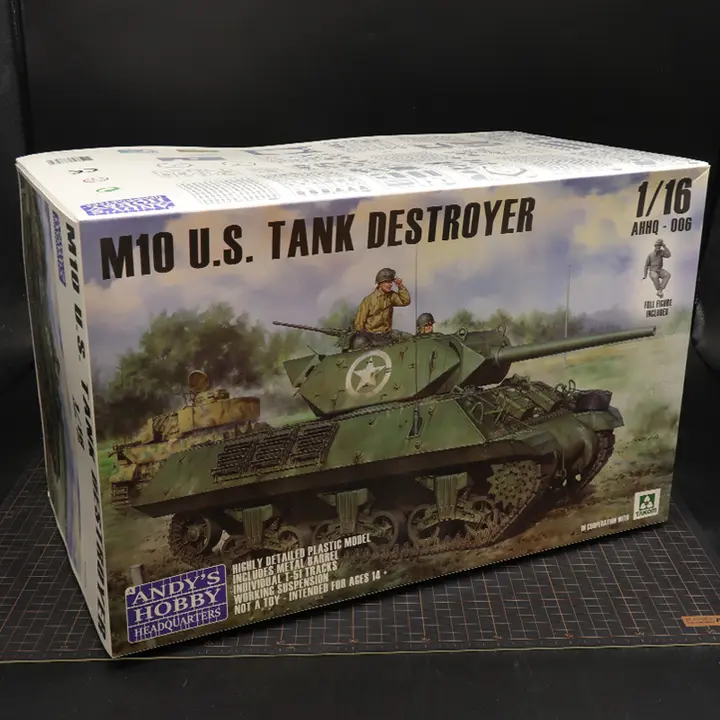 M10狼獾戦車組み立てモデル【金属パイプ付き】