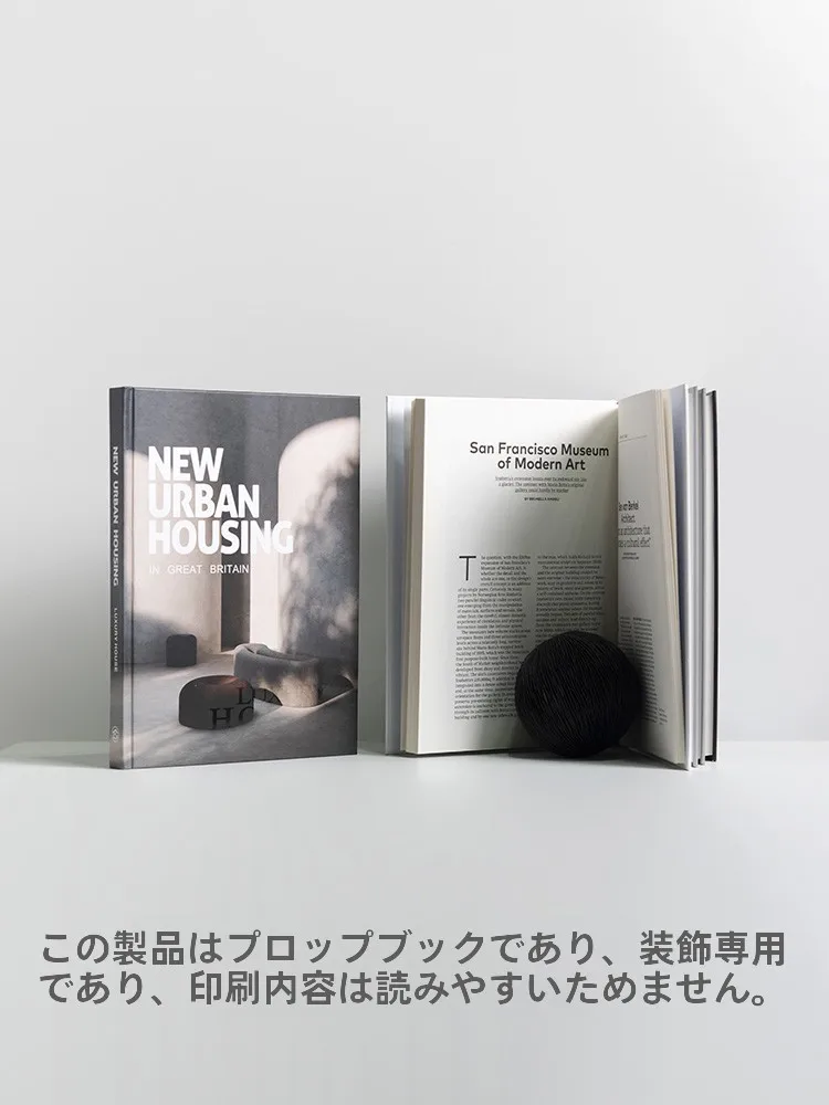 リビングのアクセント小物を選ぶときに迷うなら、この1つの「建築風フェイクブック」が答えになる？