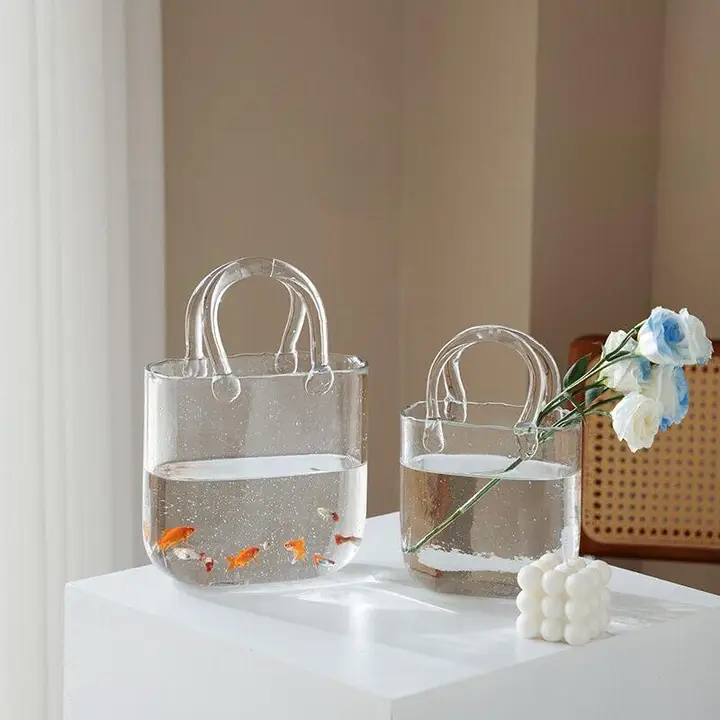 花瓶 透明 高級感 ラグジュアリー リビング 水耕器具 生花挿し 飾り