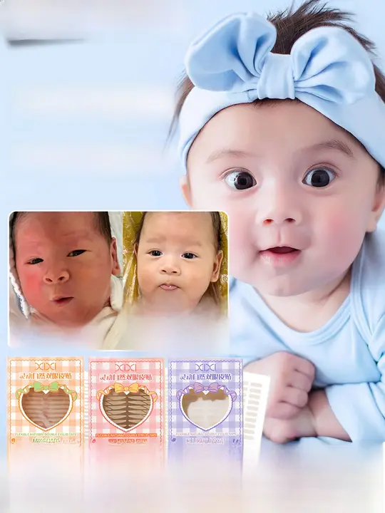 赤ちゃん用二重まぶたテープ【眠る時に使用・一時的な大きな目効果】