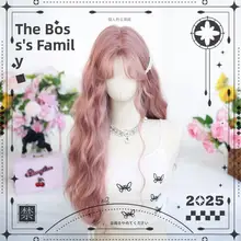 ロリータ風ロングカールウィッグ【コスプレ用・二次元スタイル】