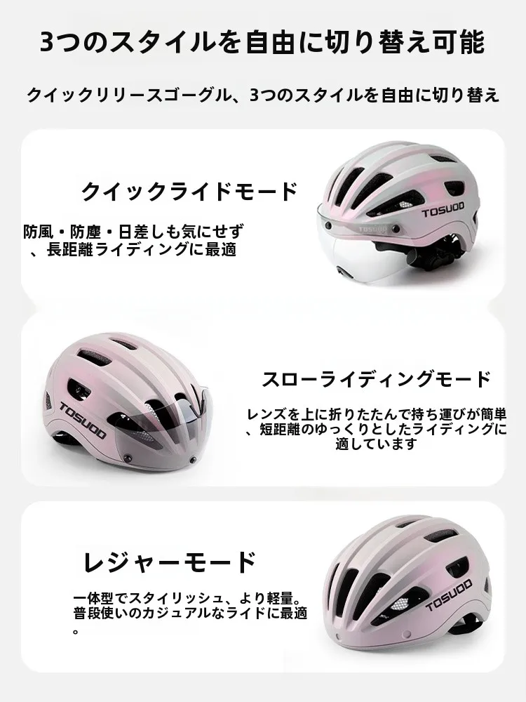 東京バイク用ヘルメット TOSUOD asda545：変色キャットアイとMIPS対応の実用性解析