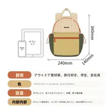 軽量コンパクト レディースリュックサック【アウトドア・通勤用・デザイン性】