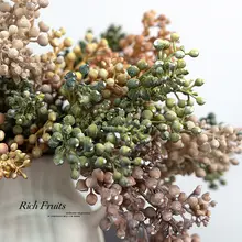 造花 ドライフラワー ヴィンテージ オータムカラー 実もの リビング インテリア テーブルフラワー DIY 置物