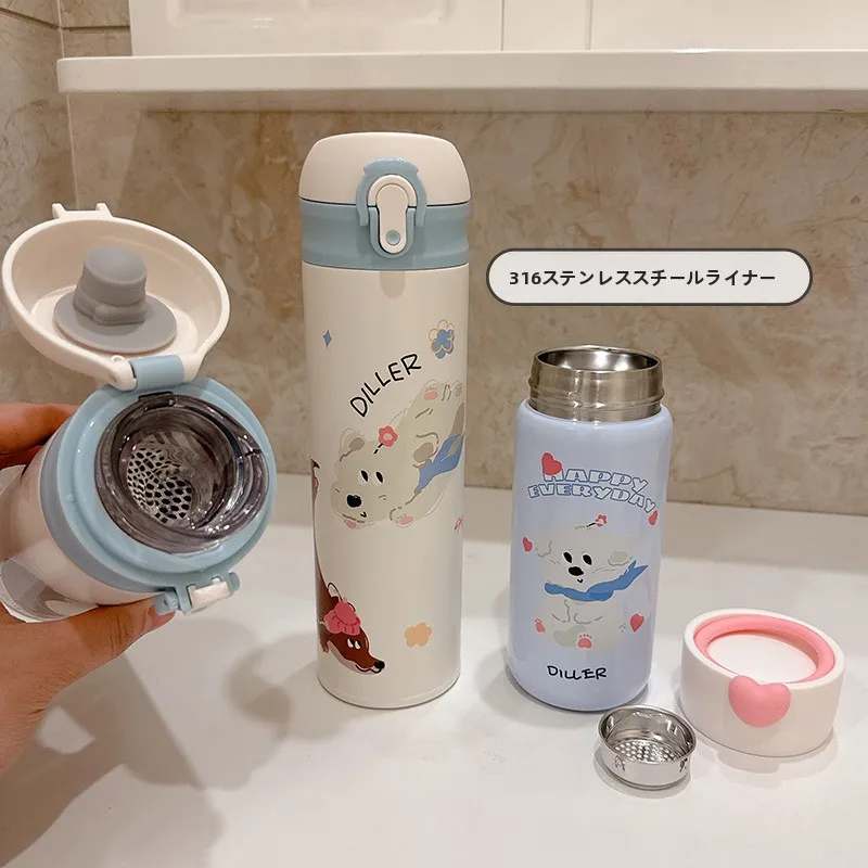子供用保温カップ ストロー付き 150ml～1100ml で保冷6時間