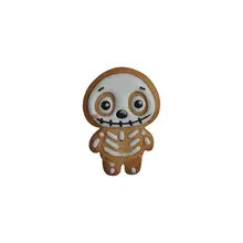 ハロウィン クッキー型【カートゥーン スカルベアデザイン・シリコン製・型抜き用】