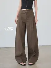 アメリカンビンテージ風プリーツデザインのデニムパンツ【夏用・フィット・スリム効果・長丈】（セットアップ対応）