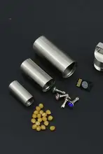 ステンレス製 ミニ 薬箱【防潮・防水・旅行用・携帯に便利】