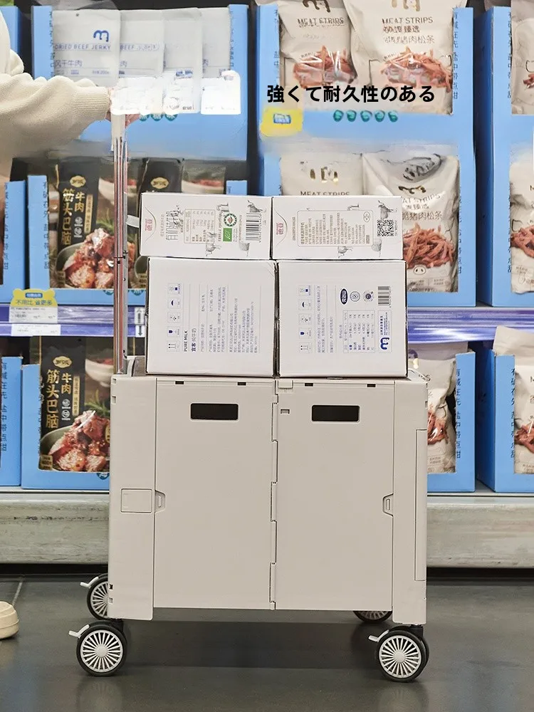 ペット用キャリーワゴン：折りたたみ式で露营や外出に最適な軽量設計