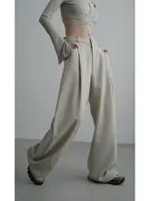 無以幻象 x 陈太太 チェンタイタイ 【大きなスカートフレアスーツパンツ・ロングパンツ】