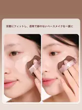 エアクッションパフ 替え用 ふんわり厚手 密着フィット 吸着しにくい ファンデーション用 ベースメイク