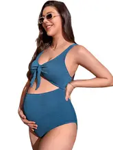 マタニティワンピース水着【ハイウエスト・ビキニスタイル・妊娠用】