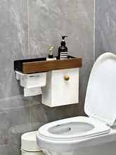 トイレ 隙間収納ラック トイレットペーパーホルダー 生理用品 ウェットティッシュ 収納ケース 側面 収納ボックス