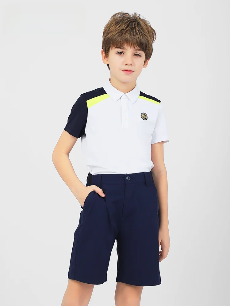 PGAキッズ ゴルフウェア 男の子用 夏用吸湿速乾 UVカット 半袖Tシャツセットの詳細と実用性