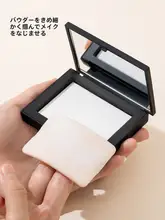 Nars対応 大白饼用ファンデーションパフ【植毛・正方形・交換用】