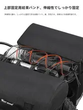 大容量バイク用リアキャリアバッグ【旅行用・収納力抜群】