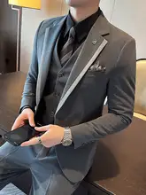 洗練されたデザイン！メンズ秋用カジュアルスーツ【スタイリッシュ・フィット感あり】（セットアップ対応）