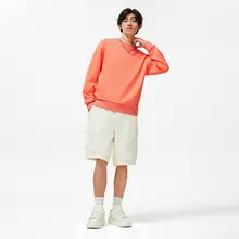 Li-Ning メンズ 中国色シリーズ 丸首 無地 スポーツプルオーバー ウェア【快適フィット】