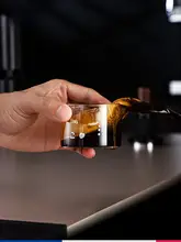 イタリアンコーヒー抽出カップ【目盛り付き・エスプレッソマシン用・クリーマー】