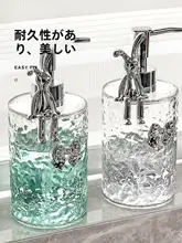 泡タイプのハンドソープボトル【プッシュ式・軽やかなデザイン】