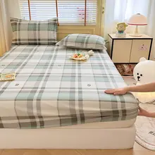 40sコットンプリントベッドカバー三四点セット【学生用・子供部屋・全棉】