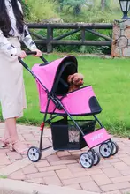 DODOPET ペット用軽量折りたたみ式キャリーカート【犬猫兼用・2匹までOK】