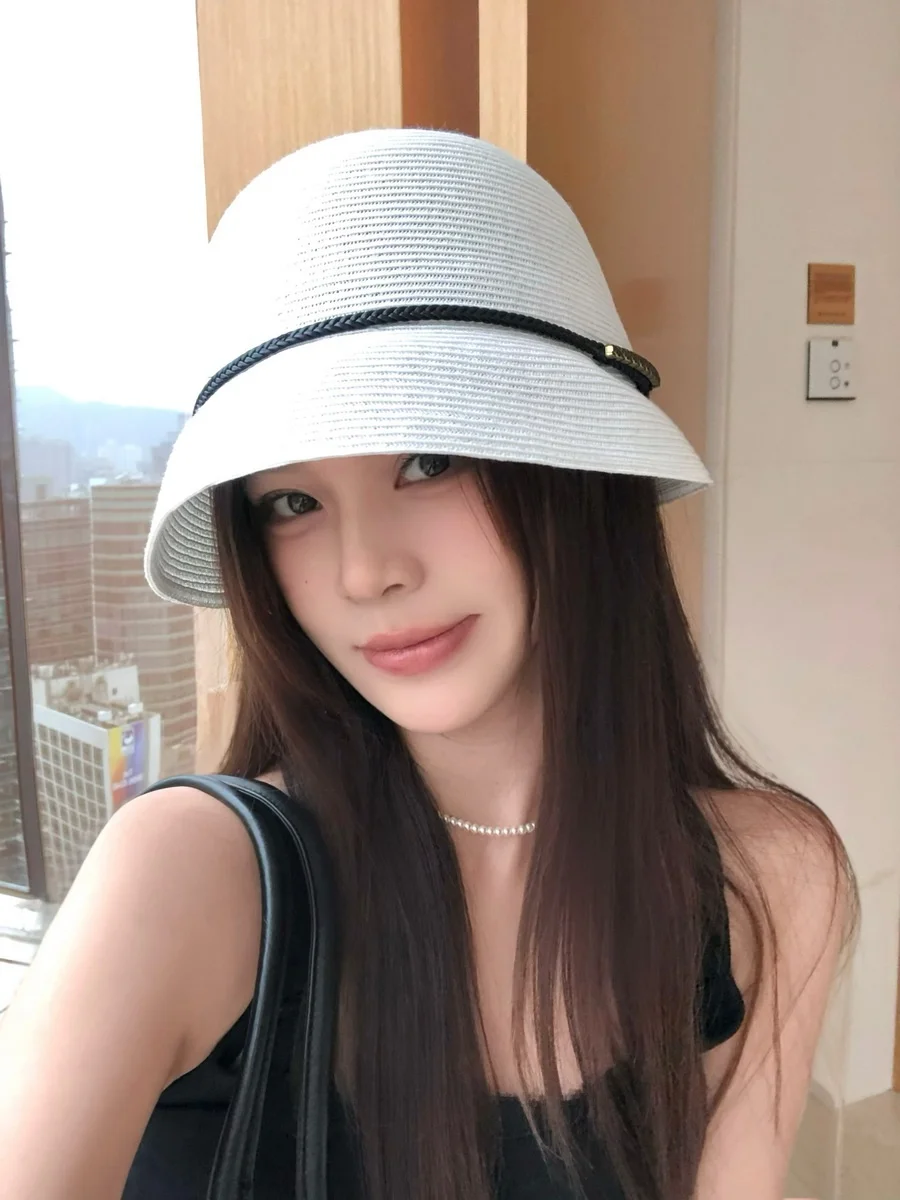 春夏用編み込みバケットハット【UVカット・女性用・小顔効果】の着こなしと性能を徹底解説