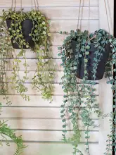 フェイクフラワー グリーン 植木鉢 プラント 吊りラン 装飾 オーナメント アートスタイル ギフト
