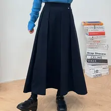 高ウエストのプレススカート【フリーサイズ・日常用・体型カバー】