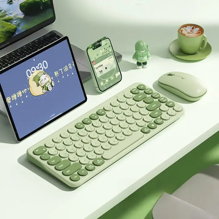 B．O．W 多機能充電式ワイヤレスキーボード＆マウス【ミニサイズ・Bluetooth対応・iPad/ノートパソコン用】（セットアップ対応）