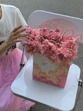 愛のハートリボン花束ペン【教師への贈り物・光るデザイン・創造的な実用性】