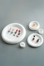 北欧風シンプルデザインの雲型ジュエリーディスプレイトレイ【石膏製・家庭用・インテリア収納】