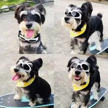 折りたためるペット用サングラス【中小型犬・猫用・滑雪用・柔らかい素材】