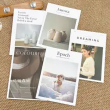 英字雑誌 撮影小物 シンプル 上品 インスタ映え インテリア 撮影背景 オブジェ 民宿
