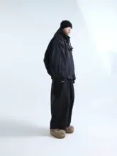 超大版アーチ型マットフードジャケット【男女兼用・収納可能・イージーケア】