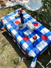 ピクニックテーブルクロス【防水・熱に強い・カートゥーンデザイン・アウトドア用】