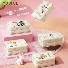 大容量衣類収納ボックス【防塵・可視タイプ・衣類整理用・4点セット対応】