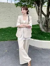 高級感あるレース切り替えのショート袖ジャケット【ワイドパンツ・夏用・セットアップ対応】