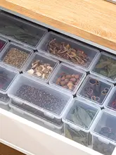 調味料収納ボックス【引き出し式・仕切り付き・フタ付き】