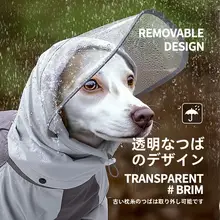 犬用全身雨具【防水・透湿・軽量・大型犬用】