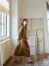 長綿のシャツと花苞スカートの春用衣装【ヴィンテージスタイル・自然なデザイン】（セットアップ対応）