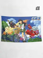 犬夜叉の桔梗と日暮かごめのアートポスター【ソファや寝室の装飾用・壁掛けタペストリー】
