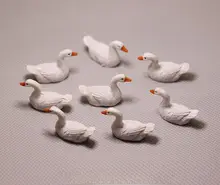 模擬ミニチュア動物アヒルの小さなフィギュア