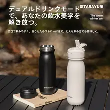 大容量のシンプルな304ステンレス製保温タンブラー【学生用・携帯便利・車載対応】