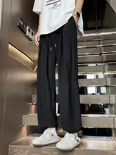 涼感パンツ【男性用・ストレート・ゆったり・薄手・ドライタッチ・カジュアル】