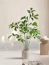 フィンボルギア 偽植物 リビング装飾品 高品質 グリーン植物 室内利用に適しています