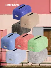 URFF DECO フェルトティッシュボックス【多色・クラインブルー・北欧デザイン】